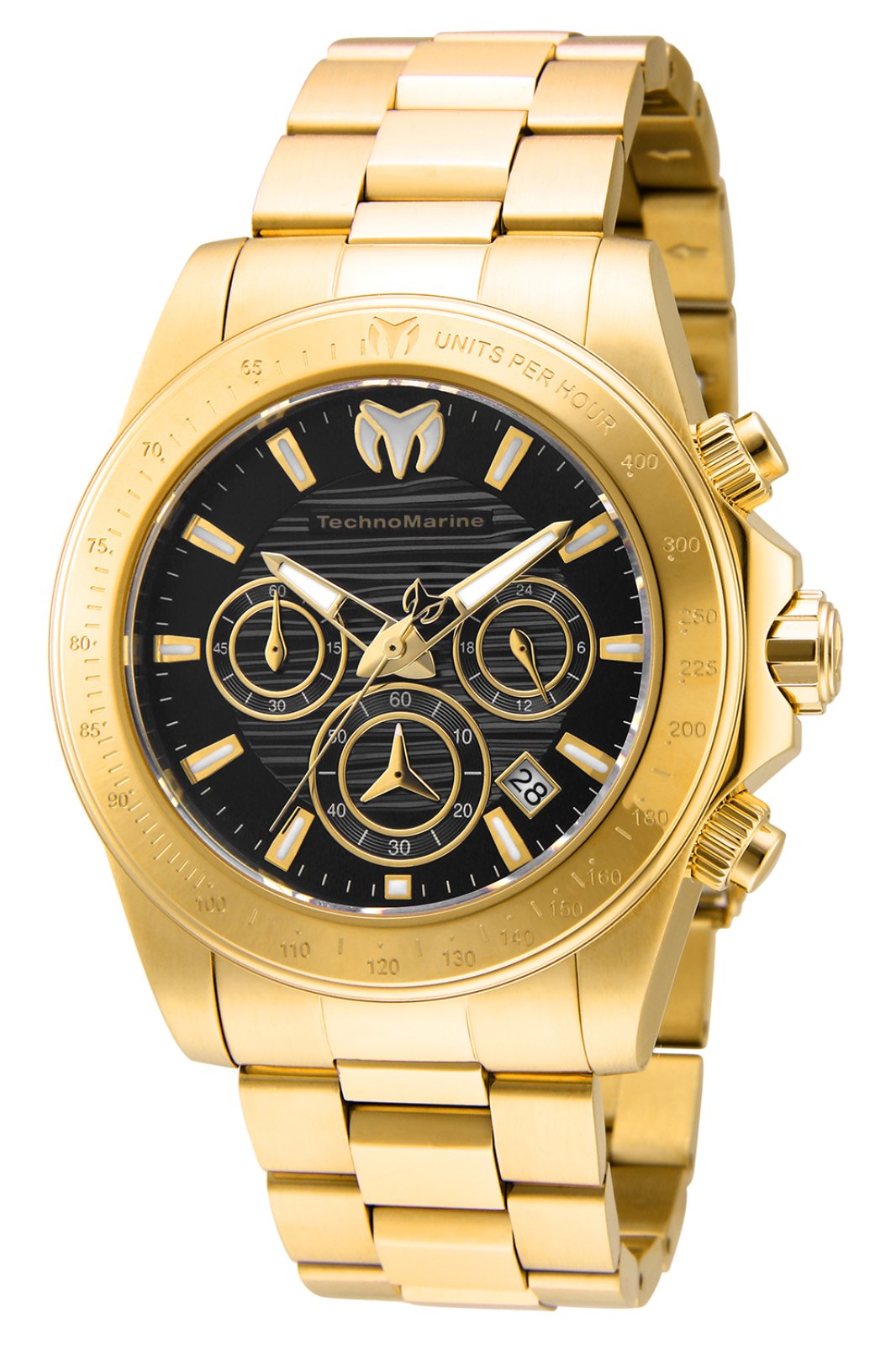 TechnoMarine Quartz Manta Black Dial Men's Watch TM-219005