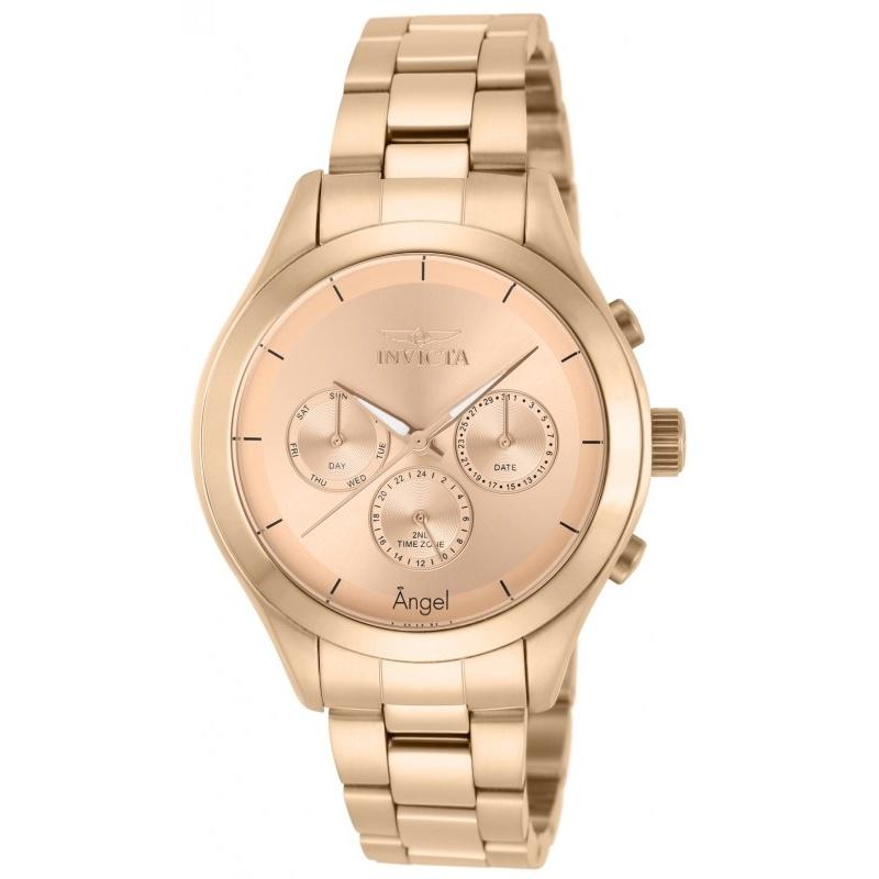 Invicta Quartz Angel Rose Gold Dial Women's Watch 12467