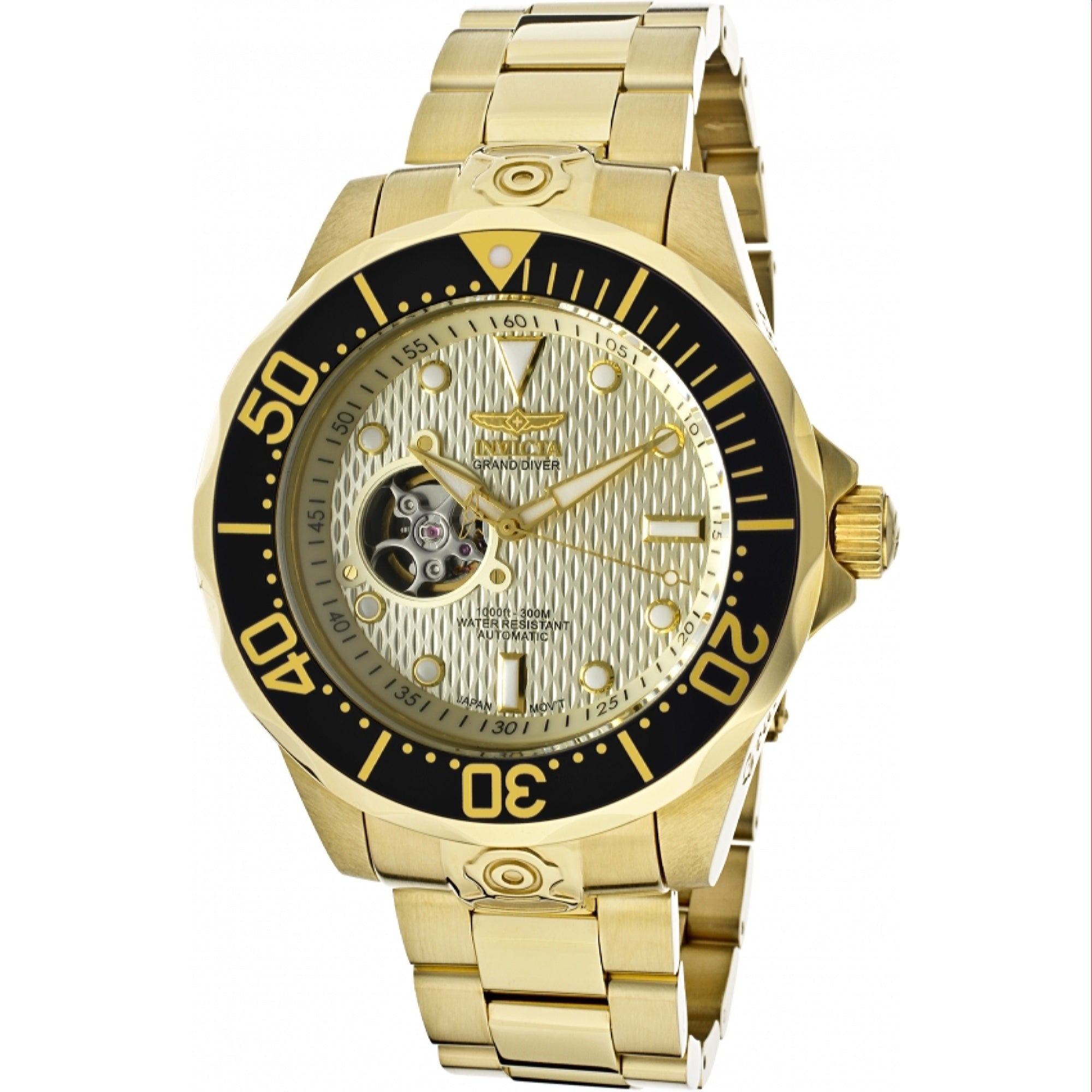 Invicta Automatic Pro Diver Automatic Gold Dial Men's Watch 13710