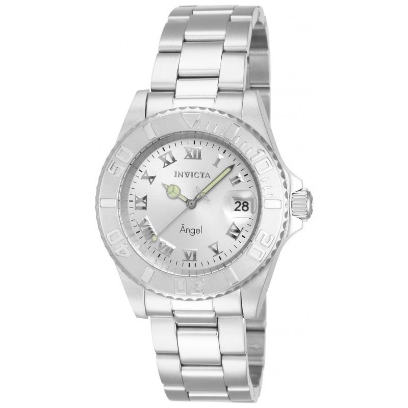 Invicta Quartz Angel Silver Dial Women's Watch 14320