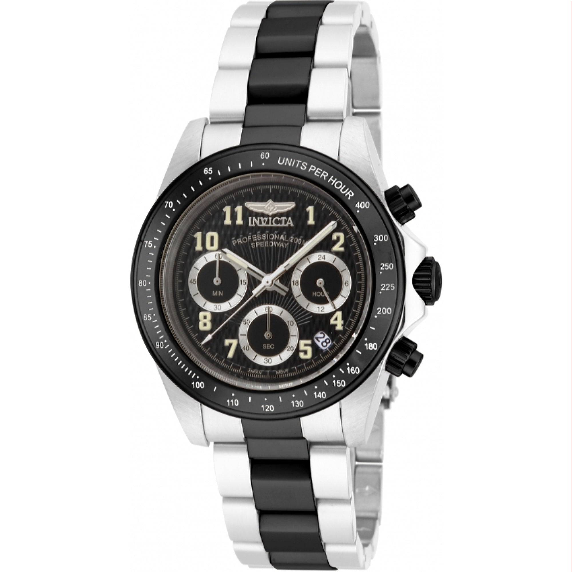 Invicta Quartz Speedway Charcoal Dial Men's Watch 17031