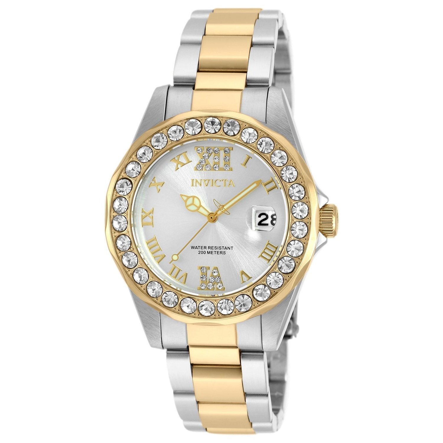 Invicta Quartz Pro Diver Silver Dial Women's Watch 20215