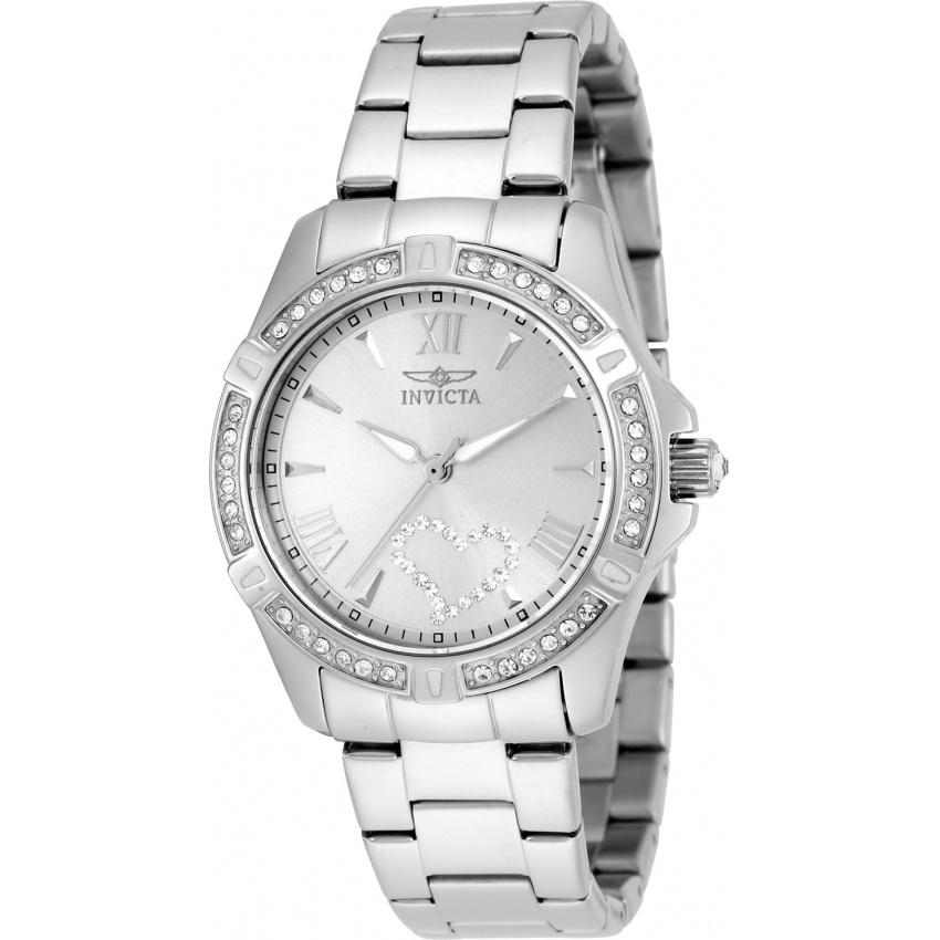 Invicta Quartz Angel Silver Dial Women's Watch 21383