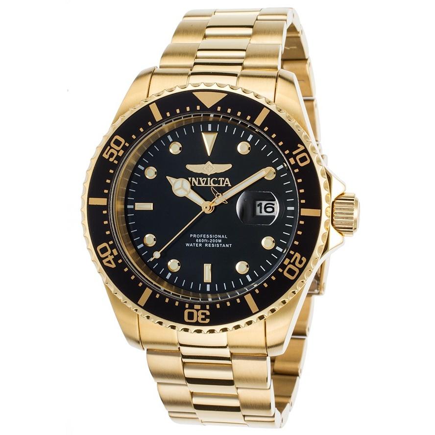 Invicta Quartz Pro Diver Black Dial Men's Watch 22062