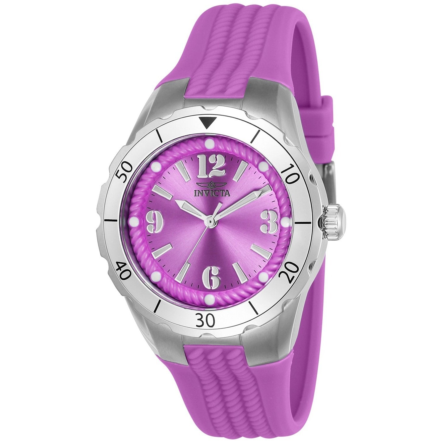 Invicta Quartz Angel Purple Dial Women's Watch 24123
