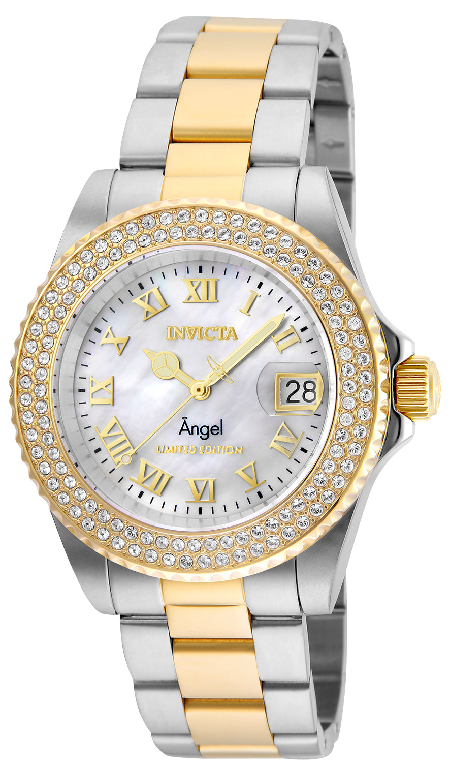 Invicta Quartz Angel Silver Dial Women's Watch 24616