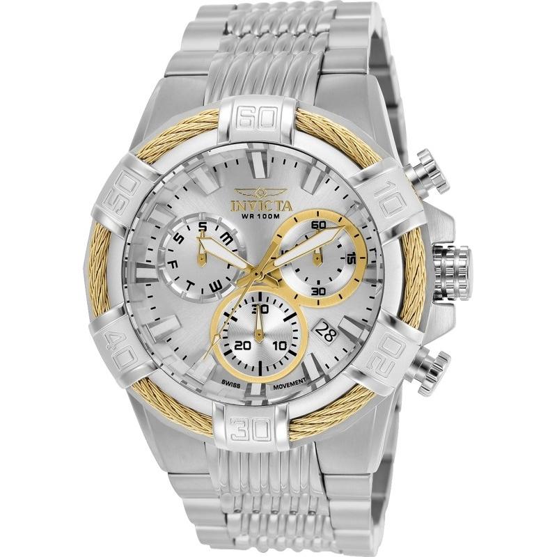 Invicta Quartz Bolt Silver Dial Men's Watch 25863