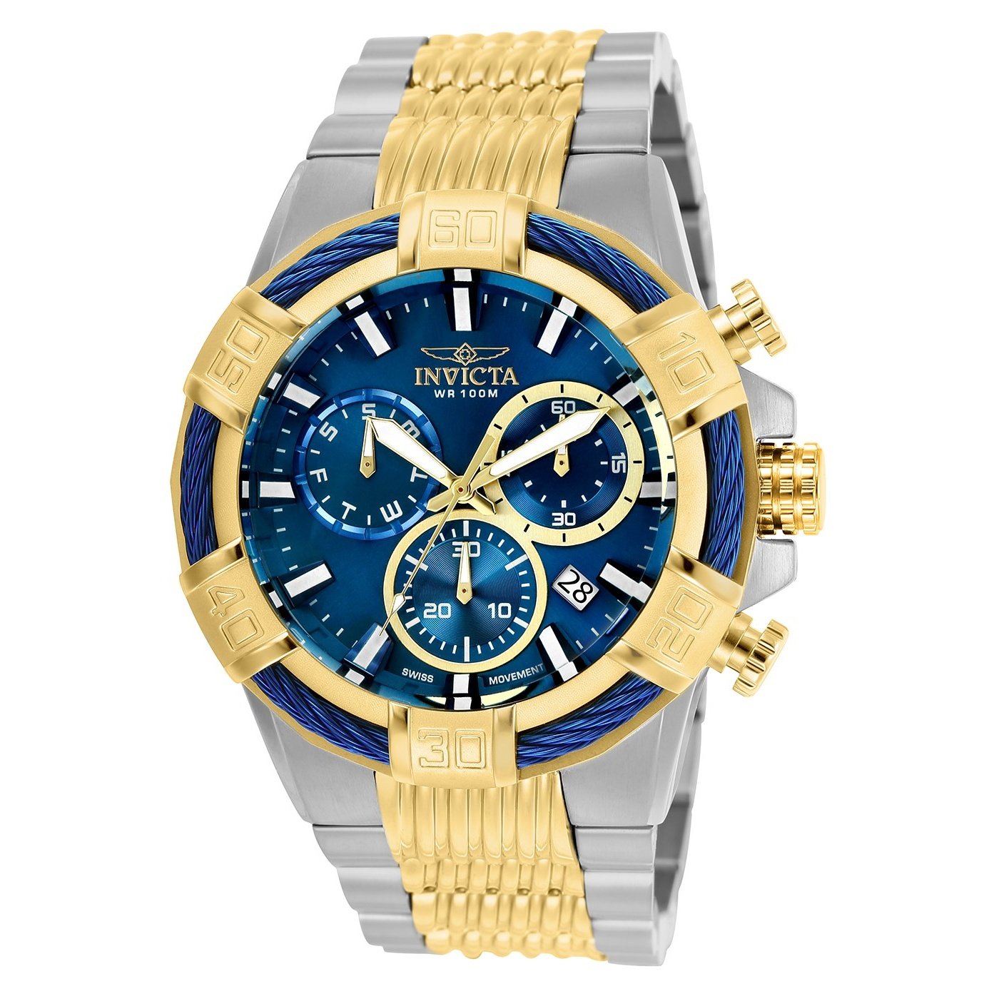 Invicta Quartz Bolt Blue Dial Men's Watch 25865