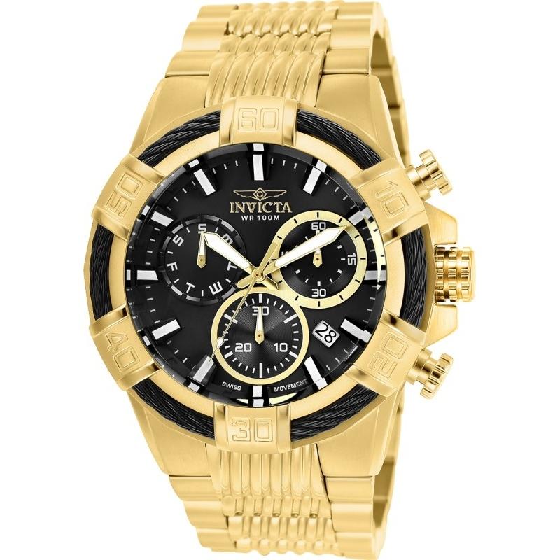 Invicta Quartz Bolt Black Dial Men's Watch 25867