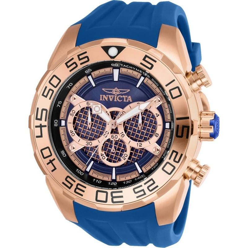Invicta Quartz Speedway Rose Gold Dial Men's Watch 26305
