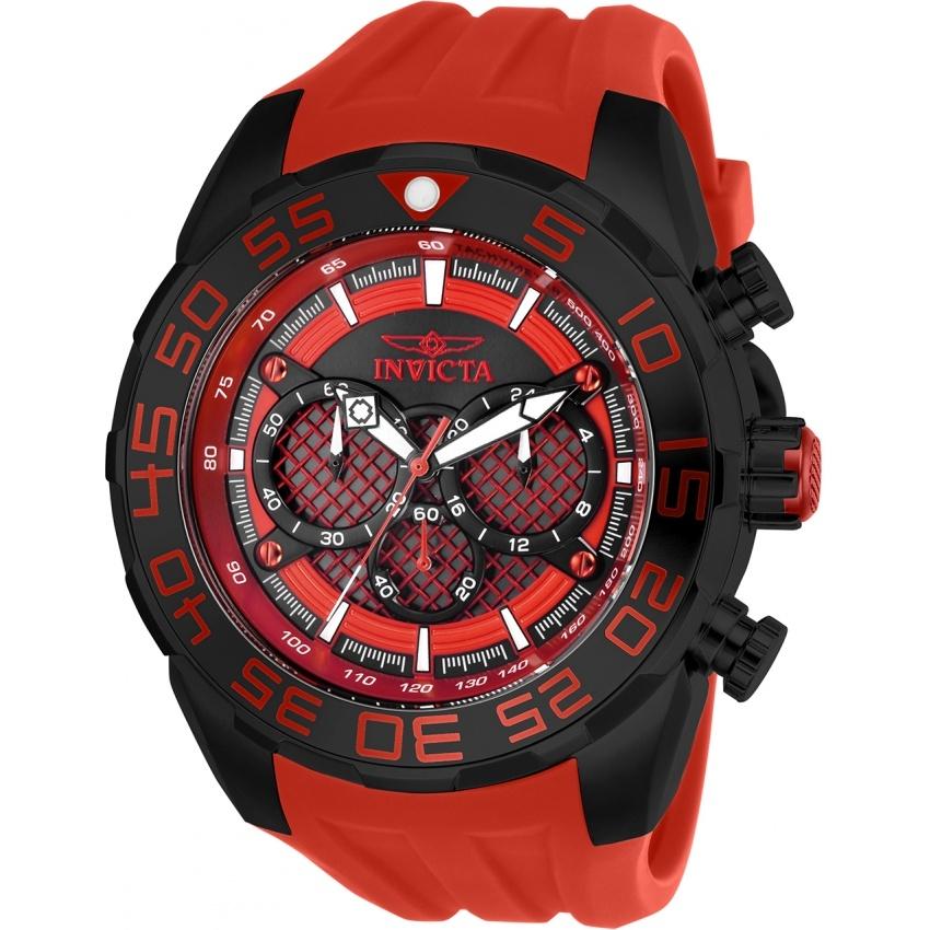 Invicta Quartz Speedway Red Dial Men's Watch 26310