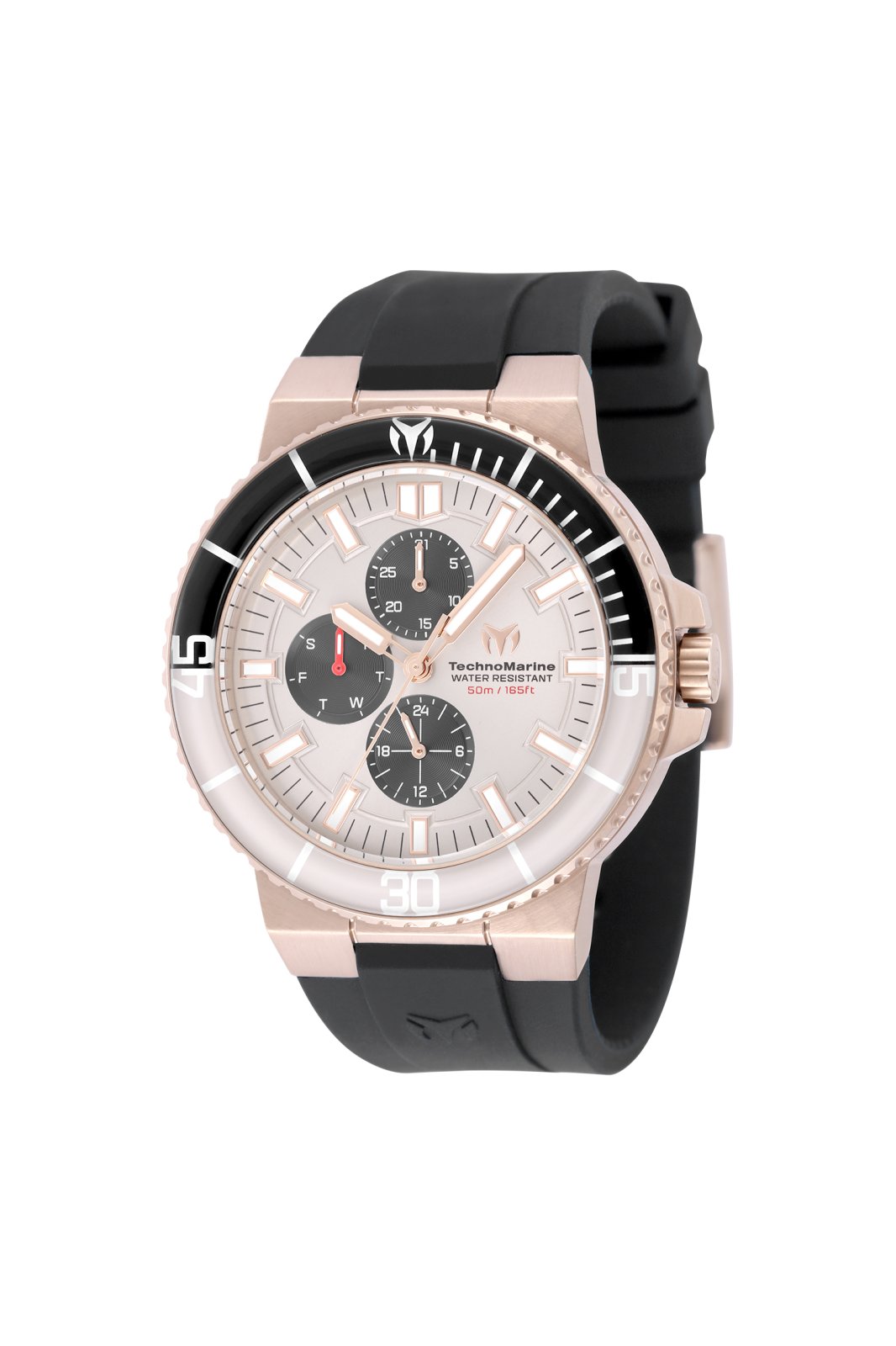 TechnoMarine Quartz La Pelagia Gray, Black Dial Men's Watch TM-225103