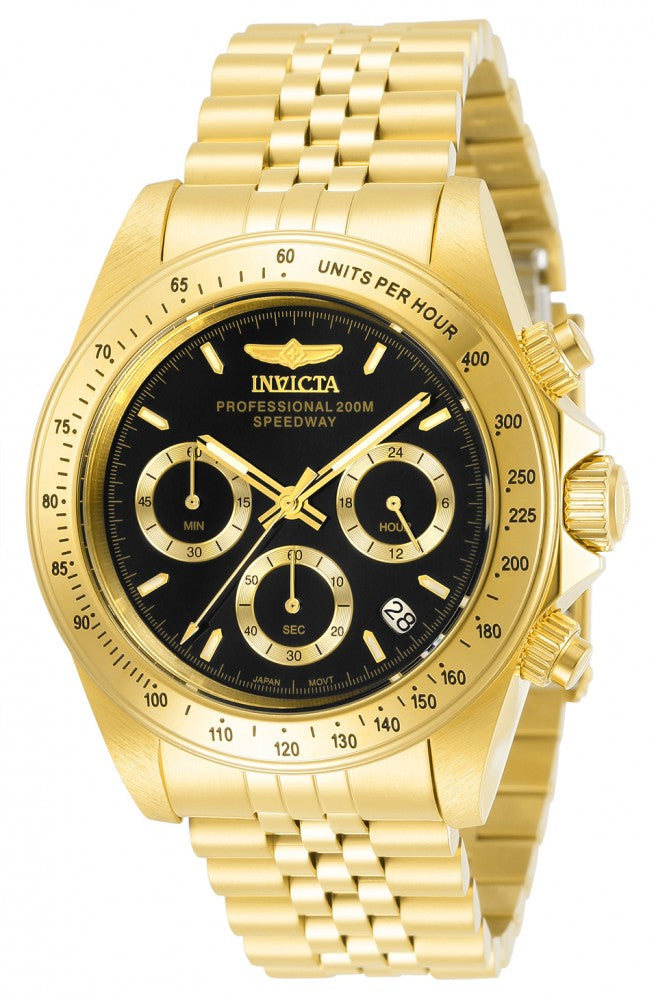 Invicta Quartz Speedway Black Dial Men's Watch 31001