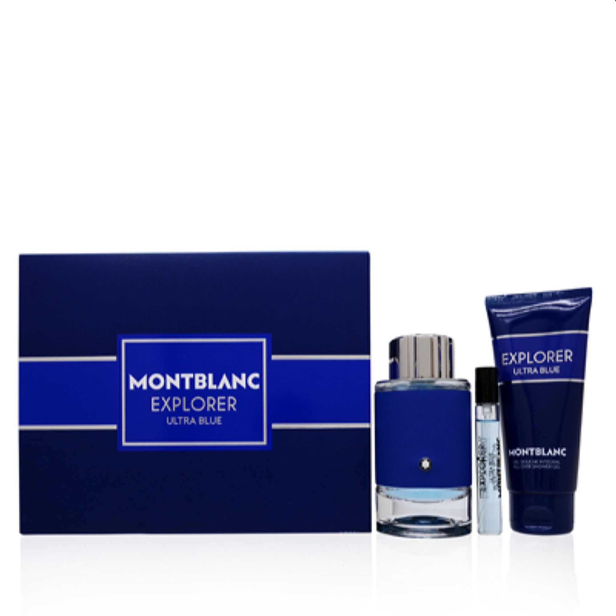 Mont Blanc Men's Explorer Ultra Blue Mont Blanc Set 3386460130615