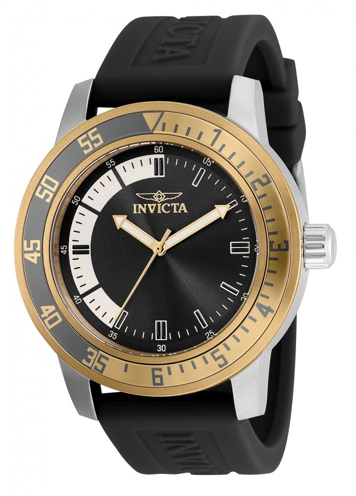 Invicta Quartz Specialty Black Dial Men's Watch 35681