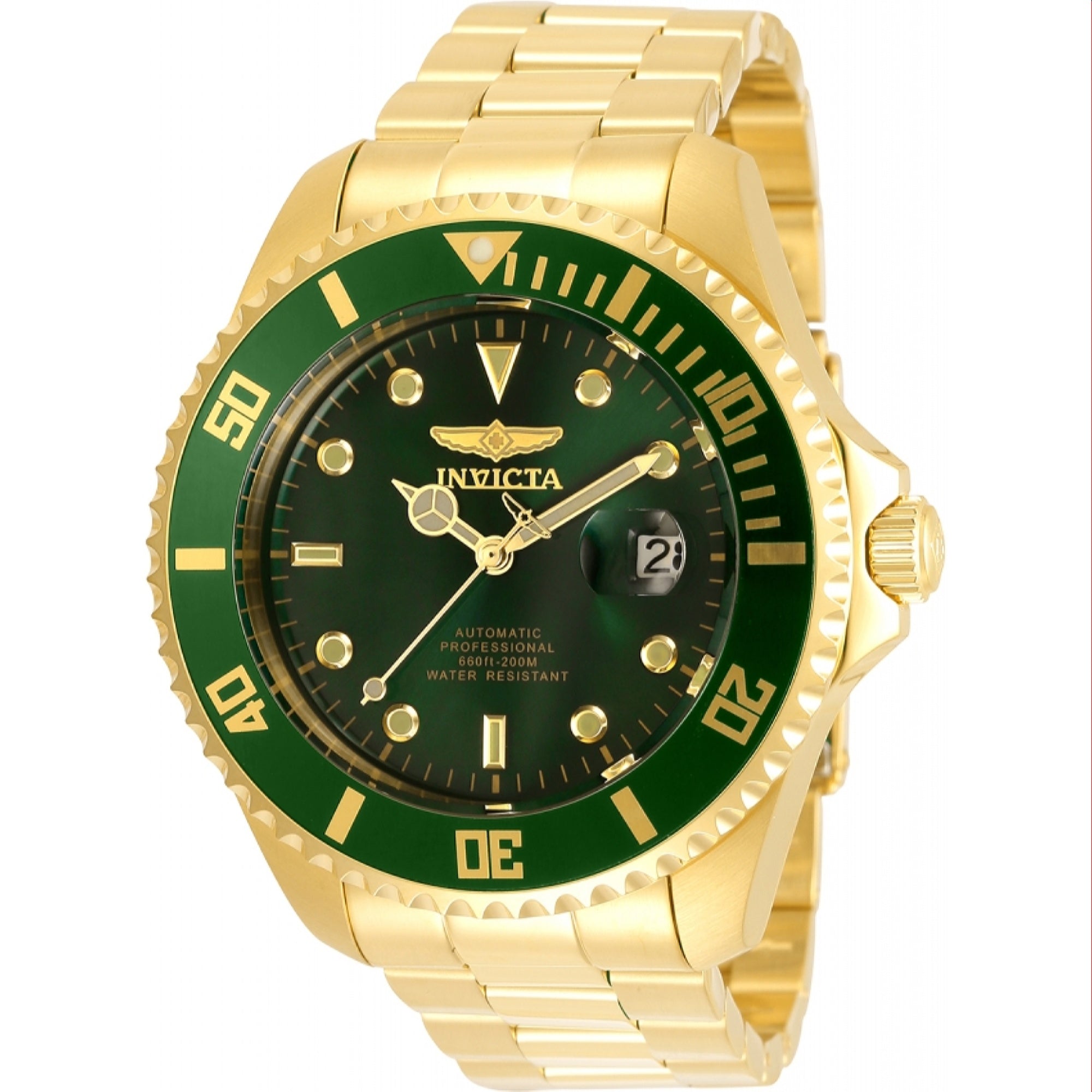 Invicta Automatic Pro Diver Green Dial Men's Watch 35724