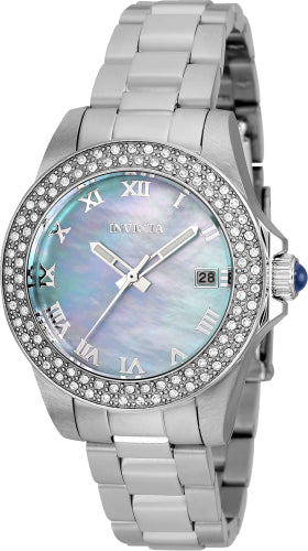 Invicta Quartz Angel Blue Dial Women's Watch 36071