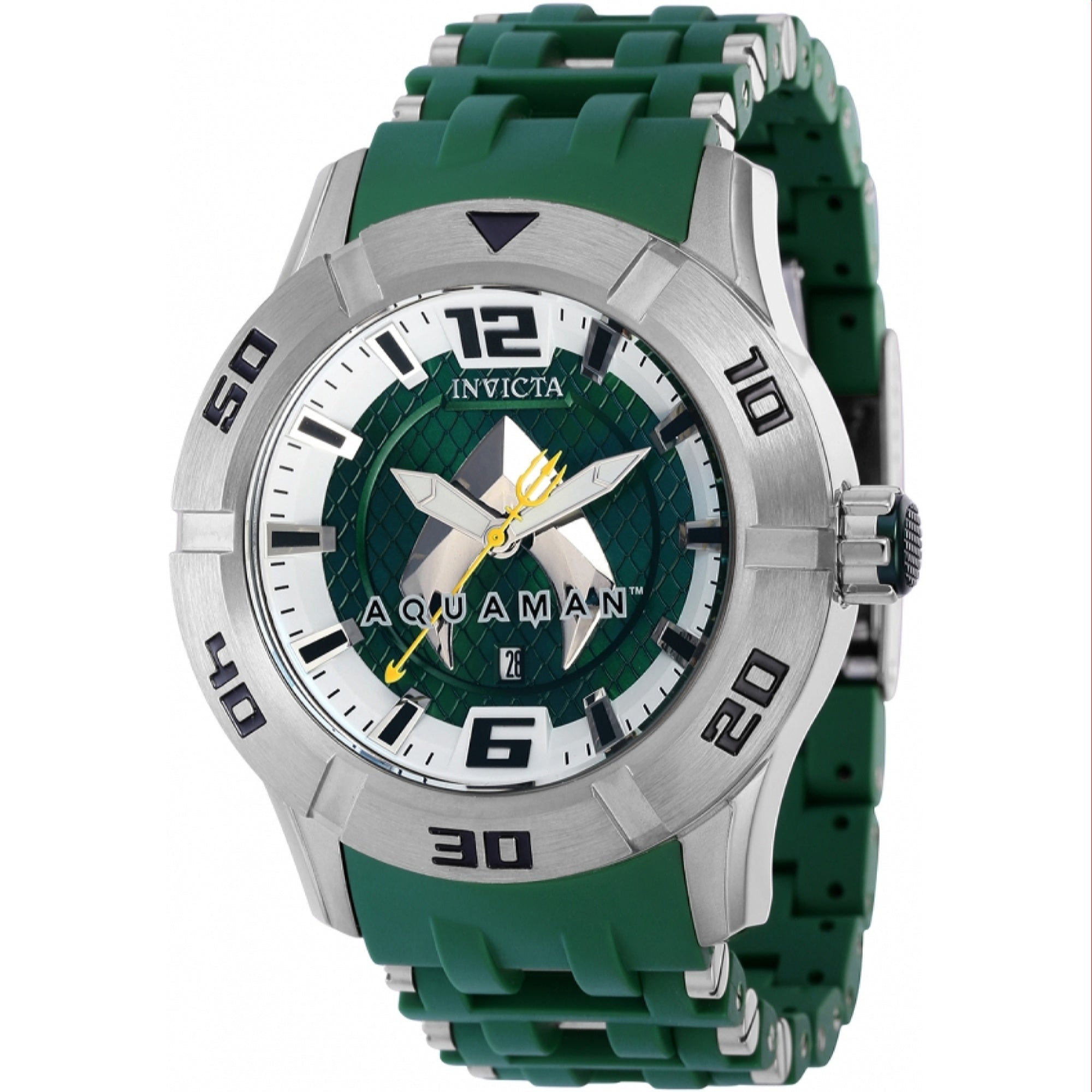 Invicta Quartz DC Comics Aquaman Gold Dial Men's Watch 37874