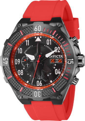 Invicta Quartz Aviator Black Dial Men's Watch 39897