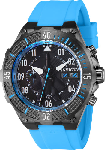 Invicta Quartz Aviator Black Dial Men's Watch 39898