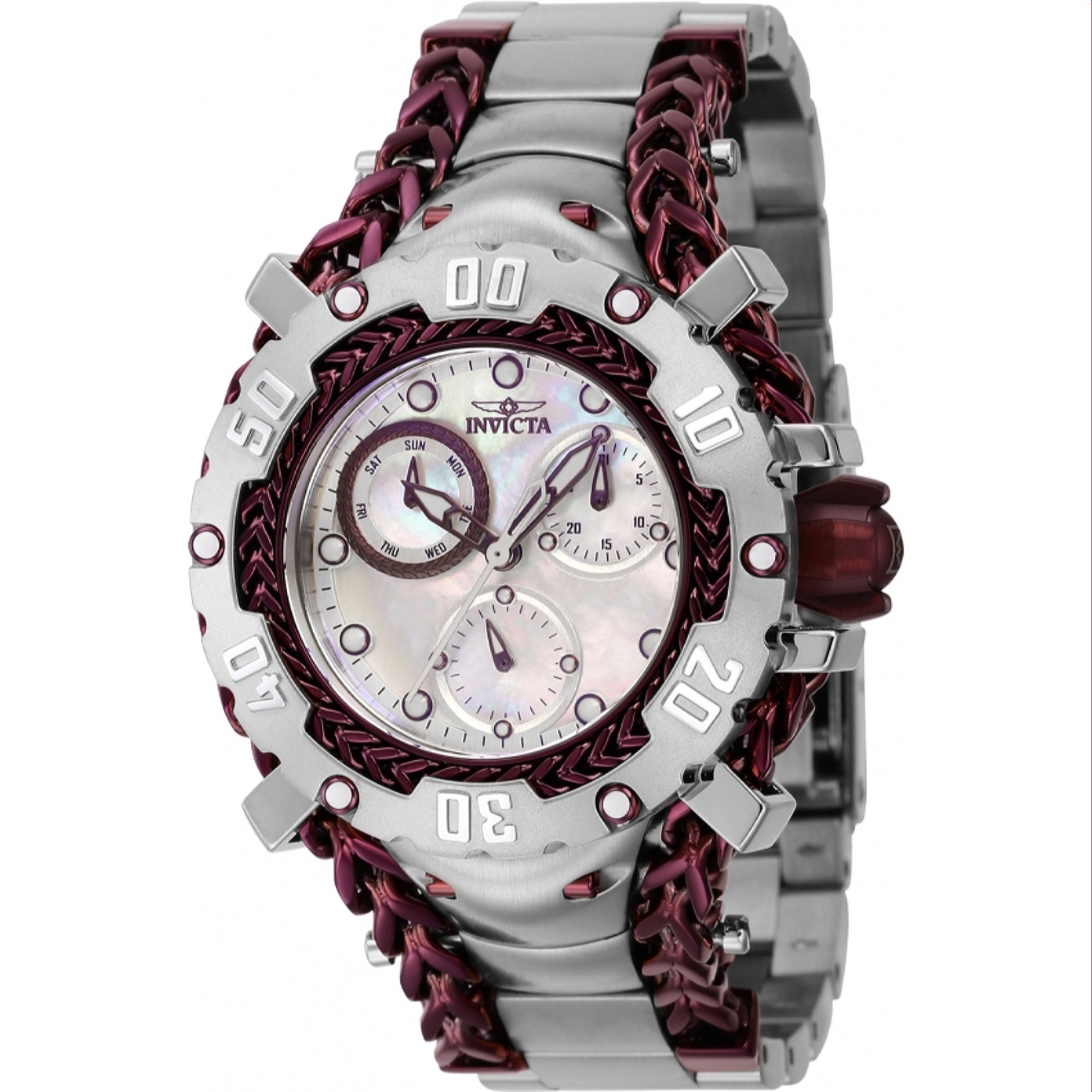 Invicta Quartz Gladiator Mother of Pearl Dial Women's Watch 41110