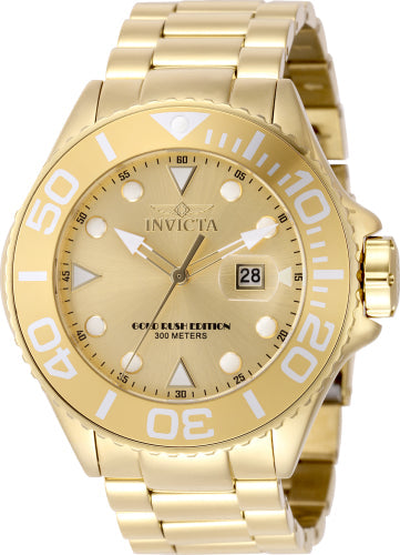 Invicta Quartz Grand Diver Gold Dial Men's Watch 48613