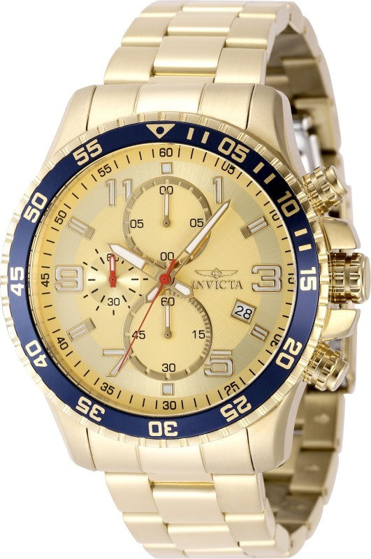 Invicta Quartz Specialty Gold Dial Men's Watch 49095