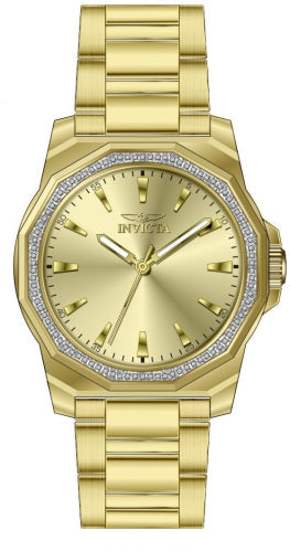 Invicta Quartz Speedway Gold Dial Men's Watch 49108