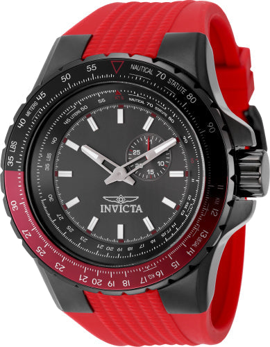 Invicta Quartz Aviator Gunmetal Dial Men's Watch 49724