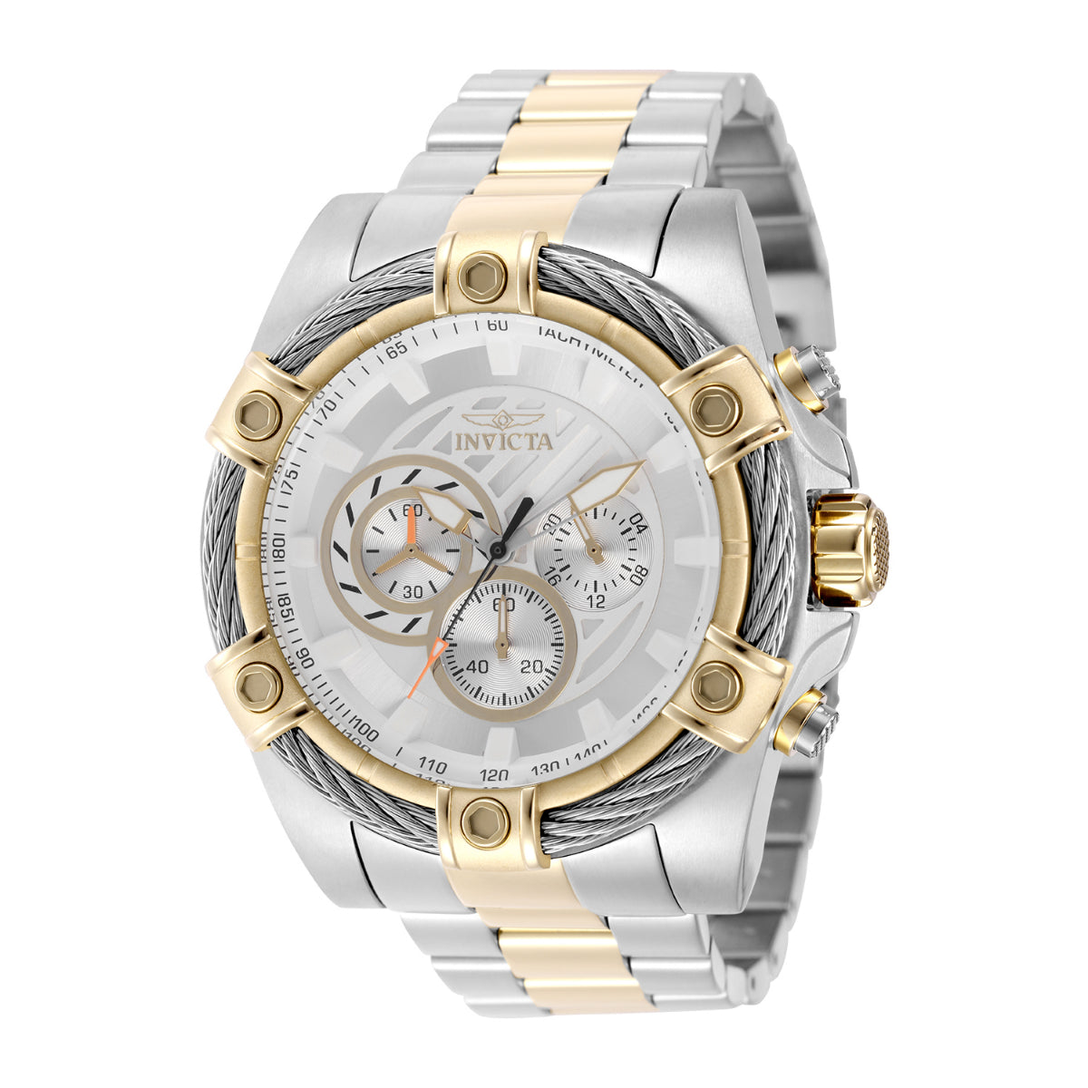 Invicta Quartz Bolt Silver Dial Men's Watch 49746