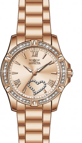 Invicta Quartz Angel Rose Gold Dial Women's Watch 49843