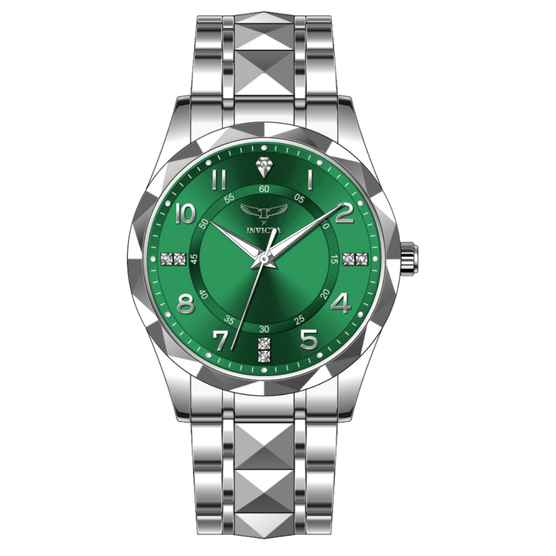 Invicta Quartz Specialty Green Dial Men's Watch 69029