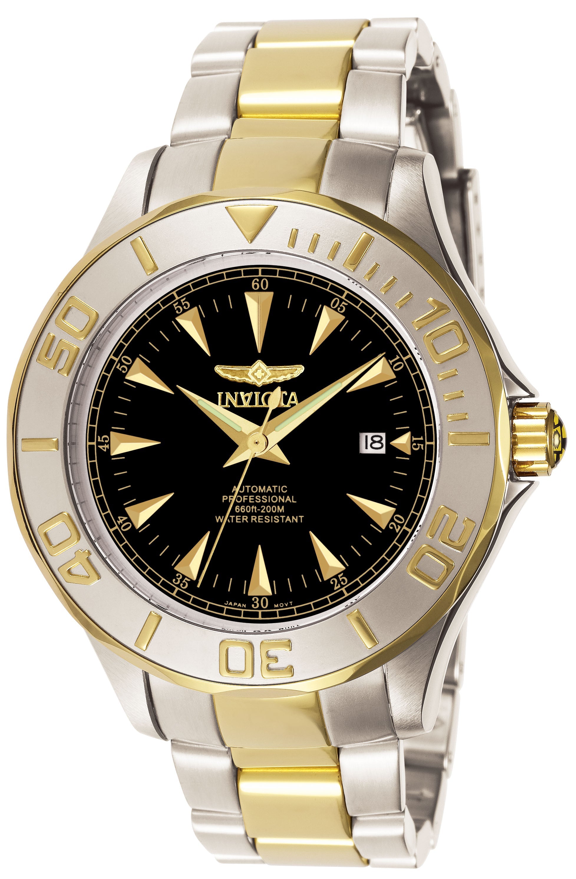 Invicta Automatic Signature Black Dial Men's Watch 7037