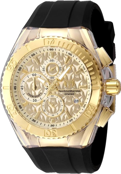TechnoMarine Quartz Cruise Gold Dial Men's Watch TM-125002