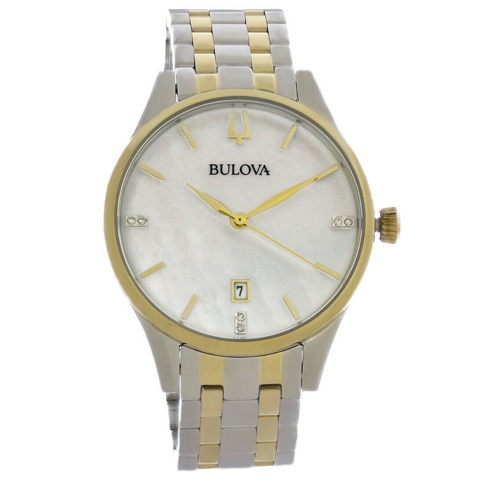 Bulova Classic Quartz Mother of Pearl Dial Women's Watch 98P201