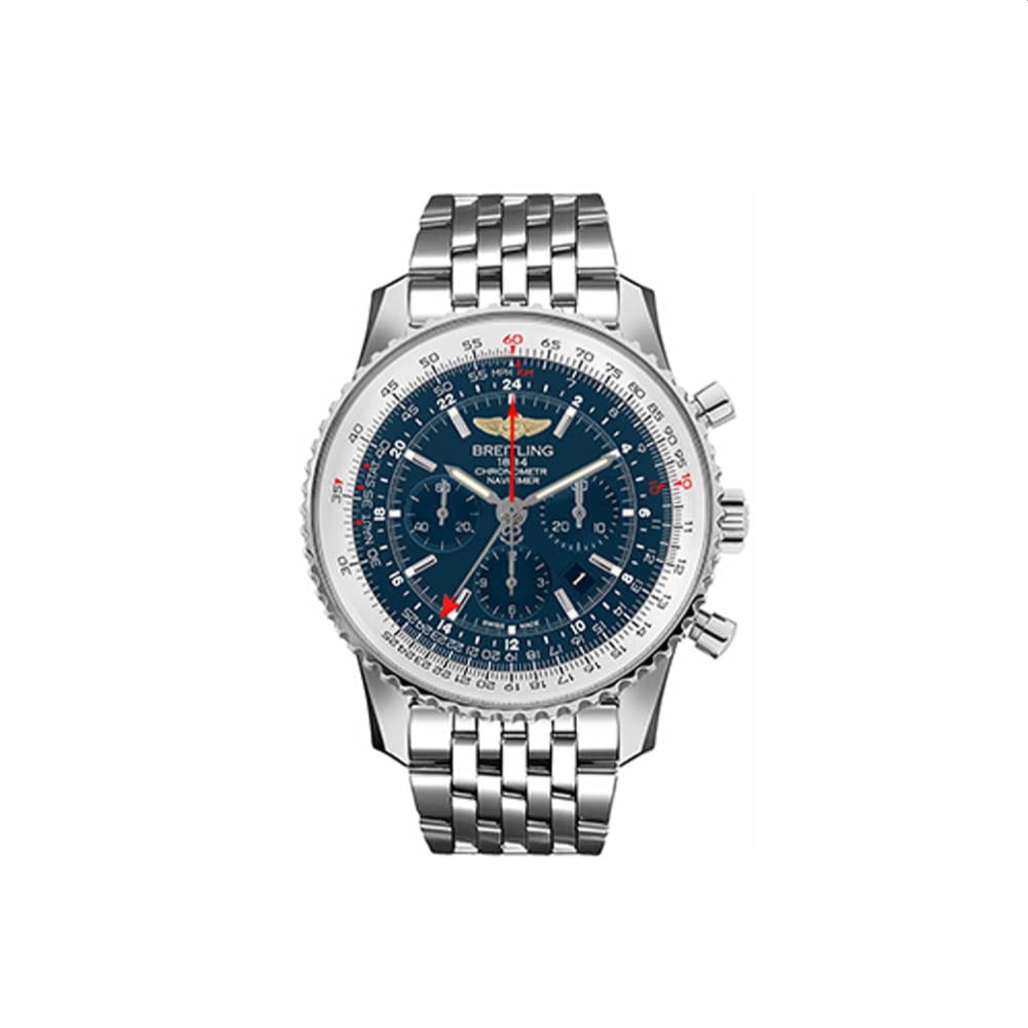 Breitling Navitimer Automatic Chronograph Blue Dial Men's Watch AB0441A-C937-453A