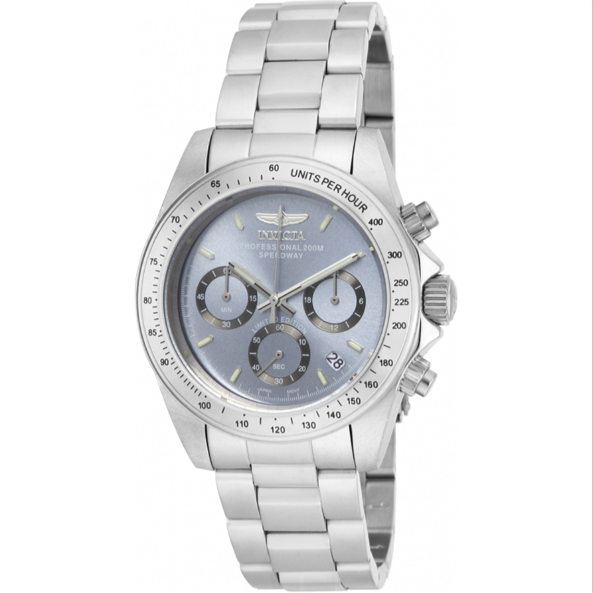Invicta Quartz Speedway Charcoal Dial Men's Watch ILE9211A