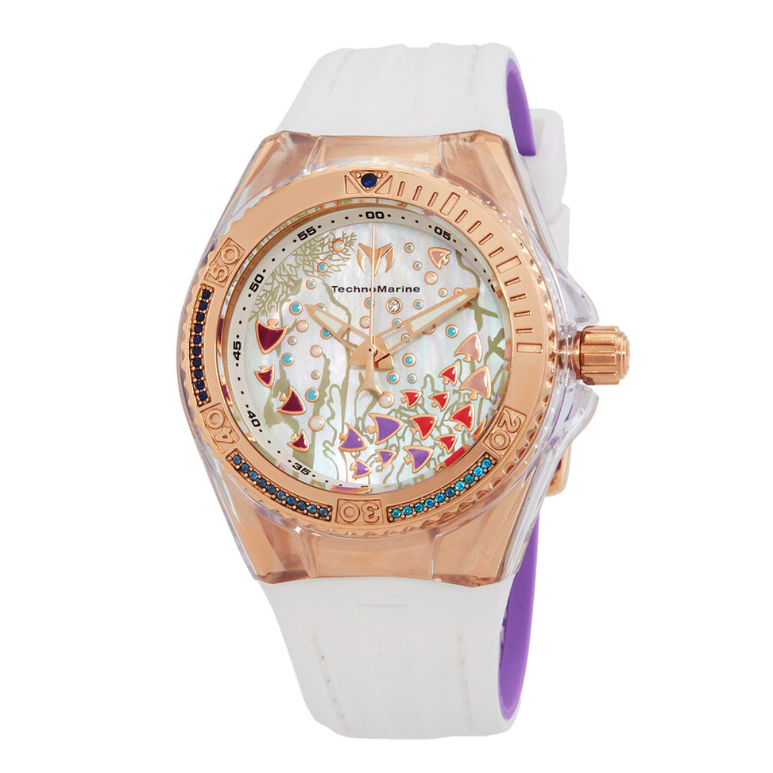 TechnoMarine Quartz Cruise Mother of Pearl Dial Women's Watch TM-119021