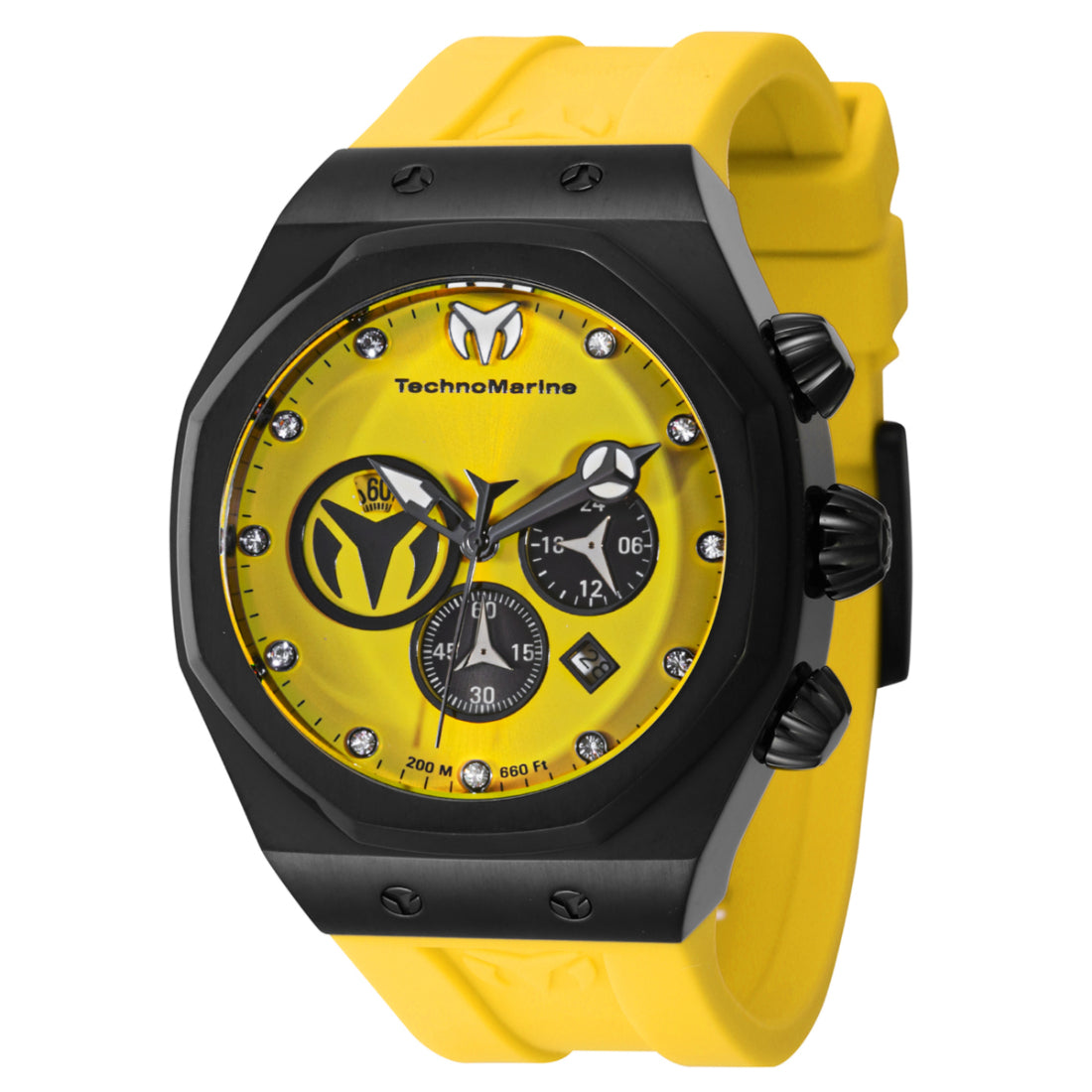 TechnoMarine Quartz Reef Yellow Dial Men's Watch TM-523002