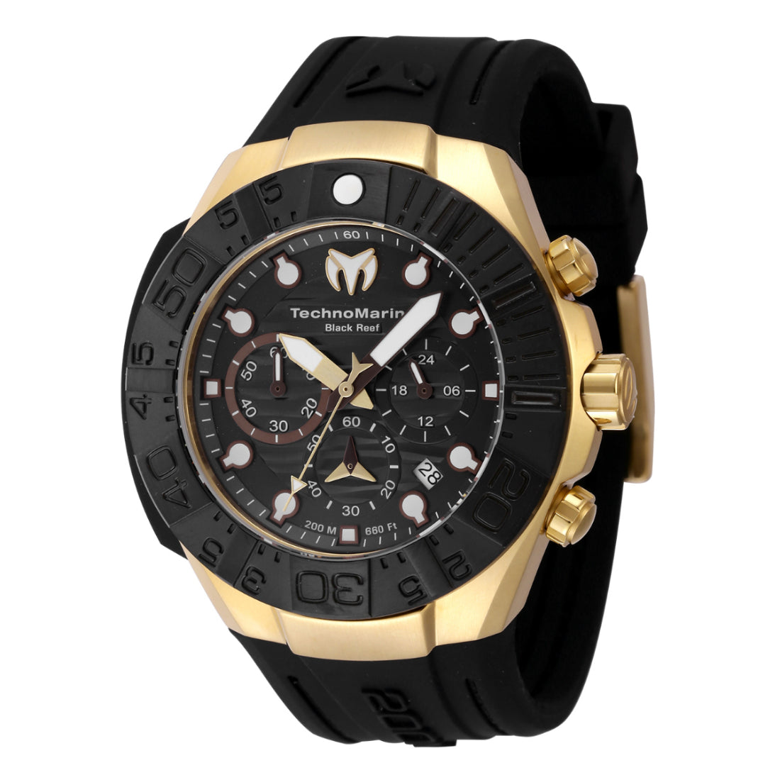 TechnoMarine Quartz Reef Black Dial Men's Watch TM-523012
