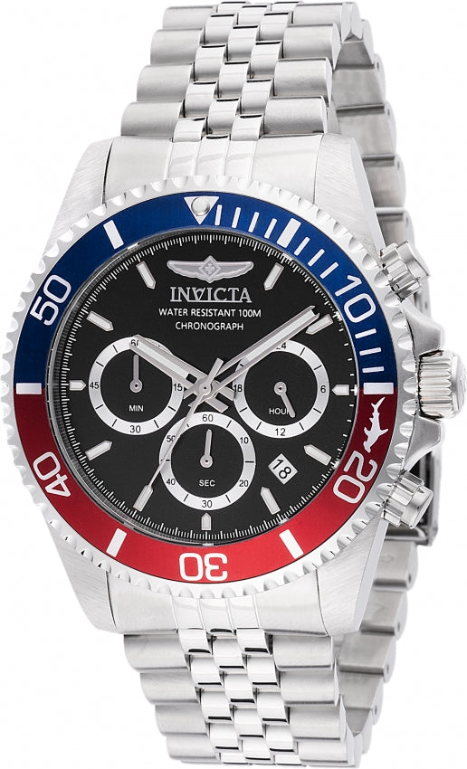 Invicta Quartz Pro Diver Black Dial Men's Watch 48117