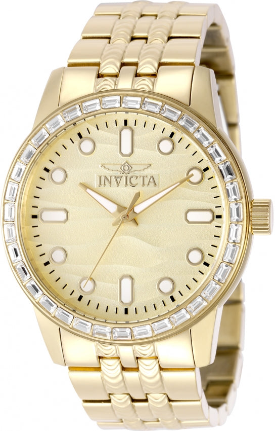 Invicta Quartz Celestial Gold Dial Men's Watch 50196
