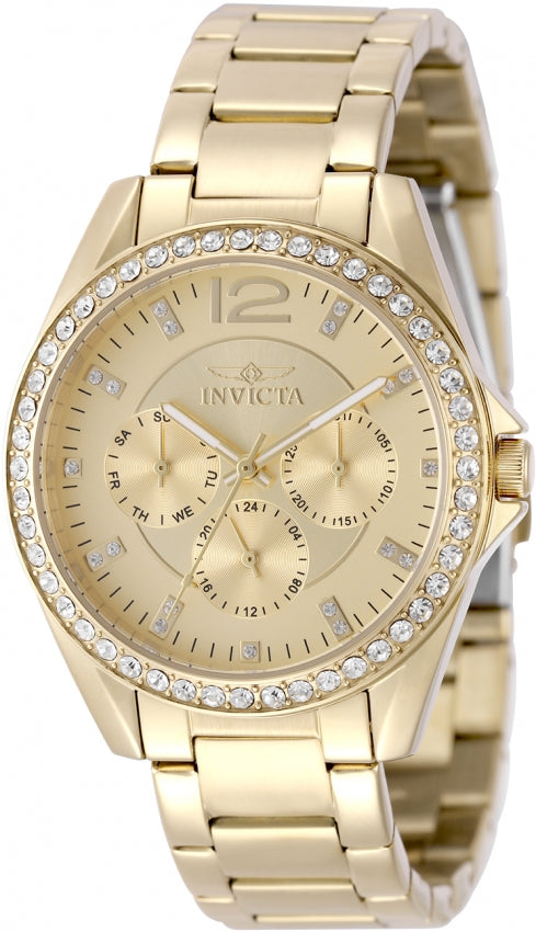 Invicta Quartz Angel Gold Dial Women's Watch 50109