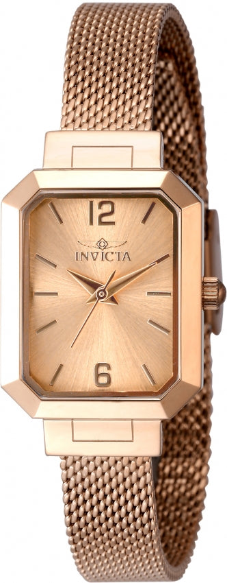 Invicta Quartz Angel Rose Gold Dial Women's Watch 48153