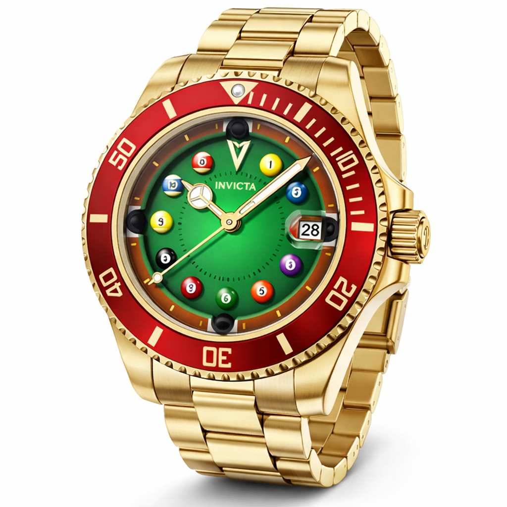 Invicta Quartz Pro Diver Green Dial Men's Watch 50522