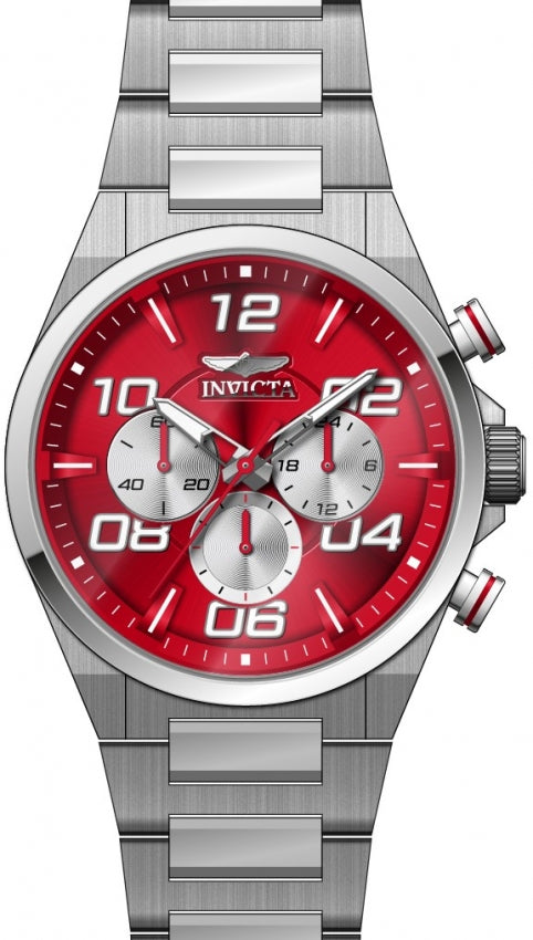 Invicta Quartz Speedway Red Dial Men's Watch 50426