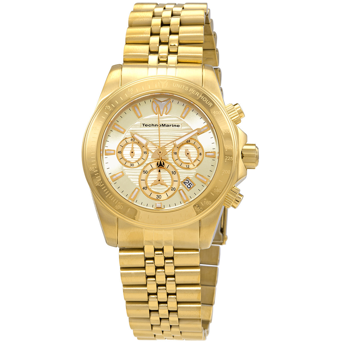 TechnoMarine Quartz Manta Gold Dial Men's Watch TM-219022