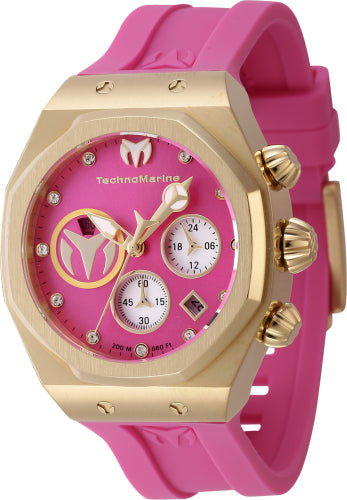 TechnoMarine Quartz Reef Pink Dial Women's Watch TM-523009