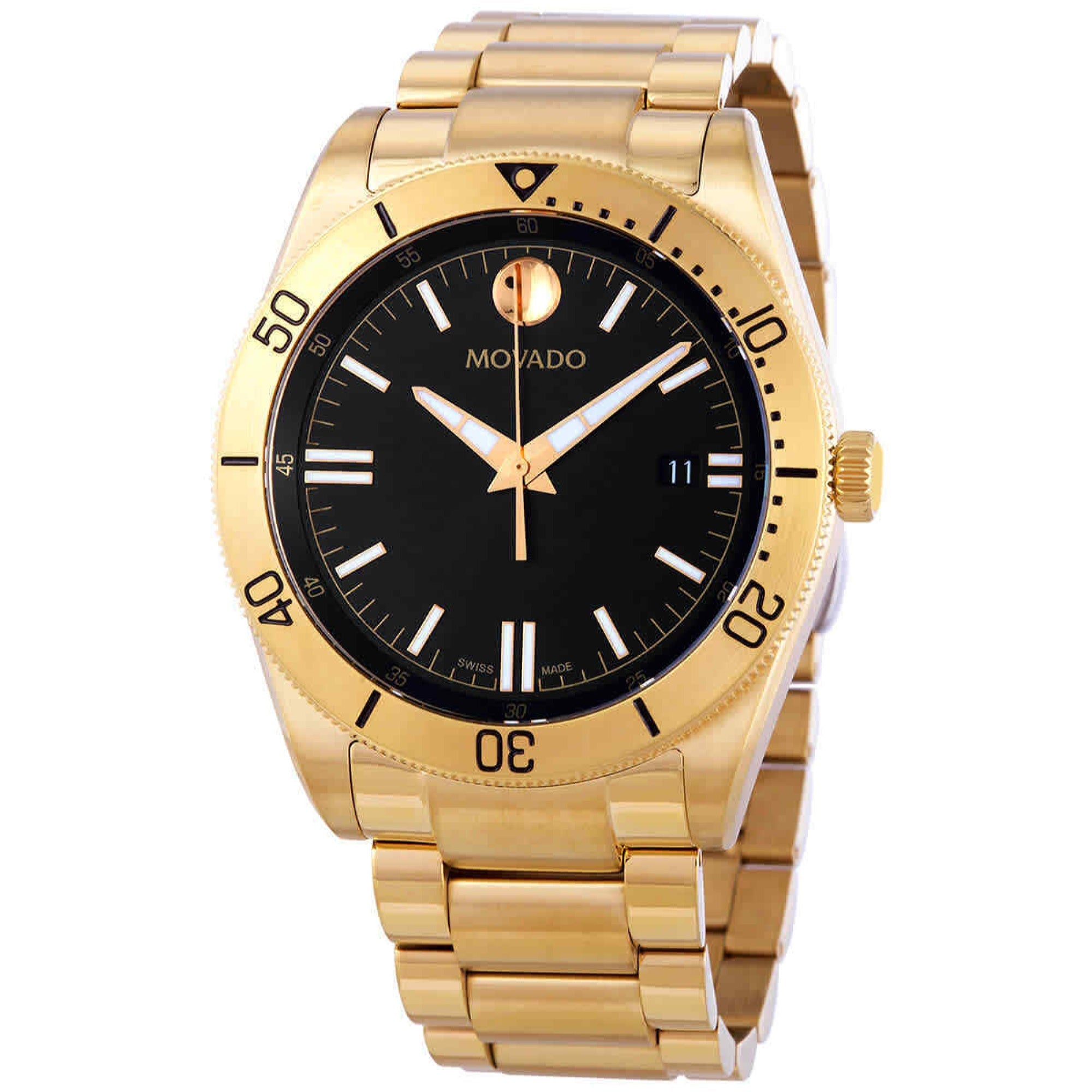 Movado Sport Quartz Black Dial Men's Watch 0607436