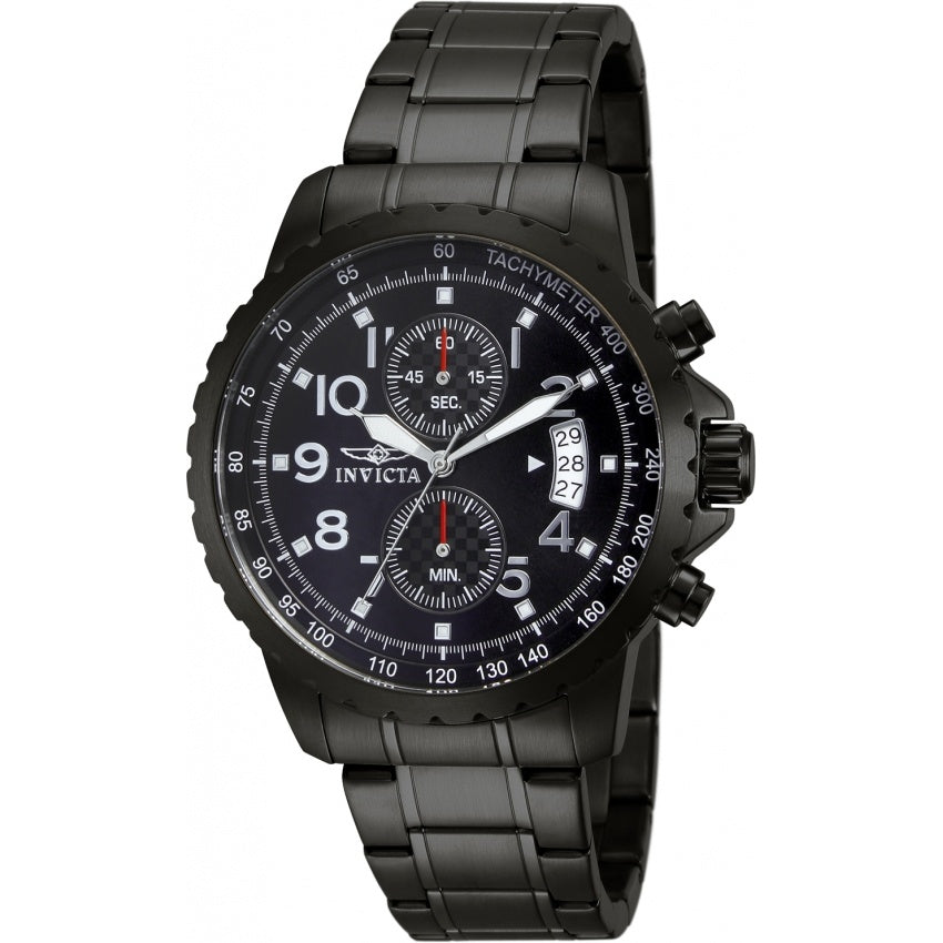 Invicta Specialty Quartz Multi-Function Black Dial Men's Watch 13787